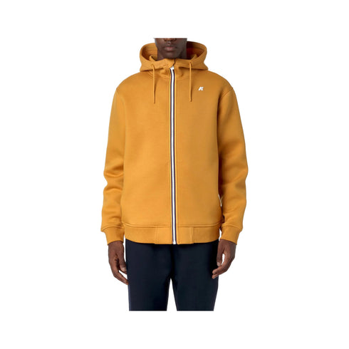 KWAY Felpa con zip Felpa Uomo Rainer Spacer Arancio A24 - KWAYK2141DW - XGK - L - Francavilla Moda